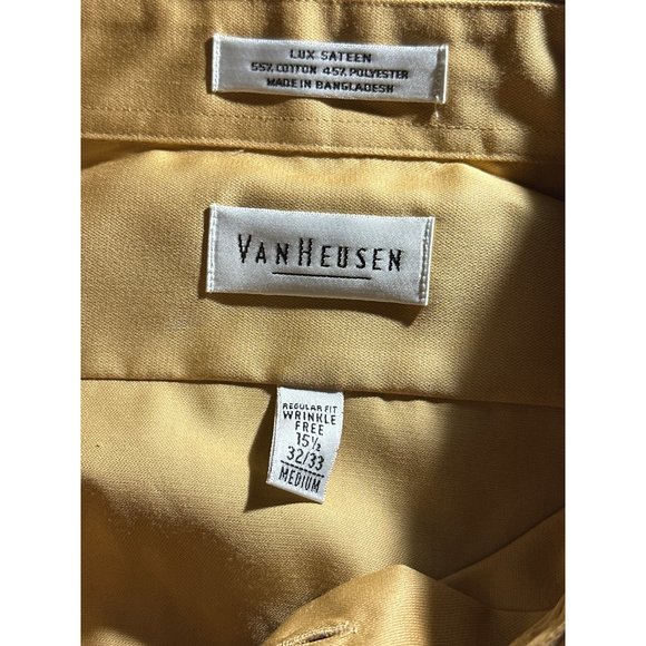 NWT Men’s Regular Fit Van Heusen Long Sleeve Shirt Medium - Picture 2 of 7